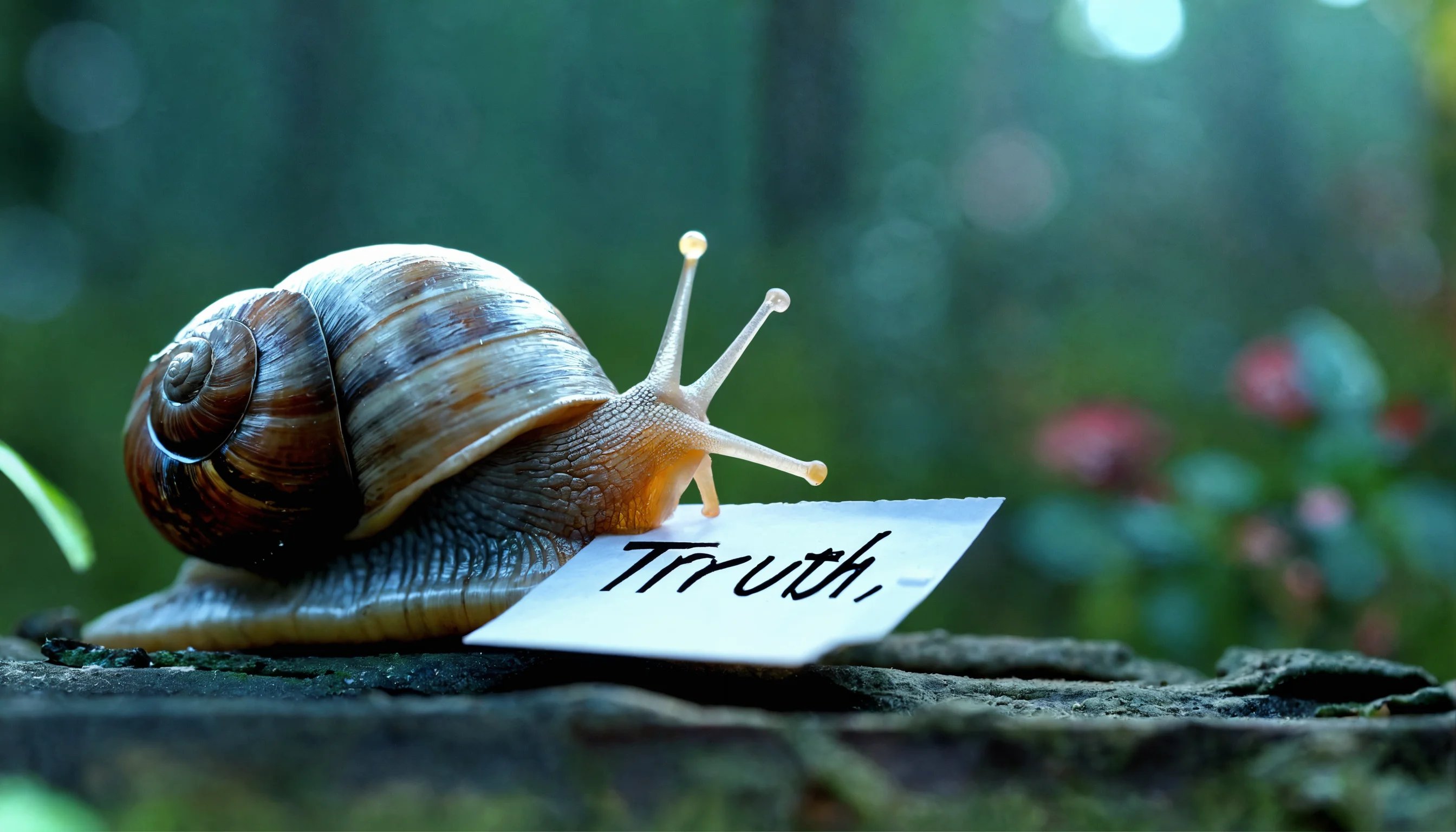 Truth travels by snail&nbsp;mail