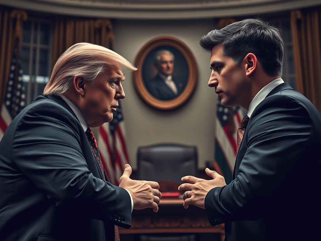 Shakedown in the Oval Office