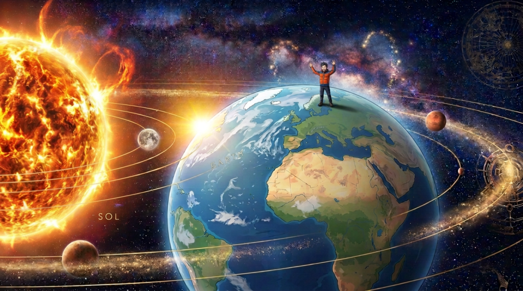 On a rock hurtling through&nbsp;space…